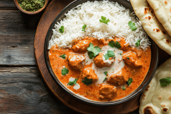 Butter chicken, czyli maślany kurczak z garam masala