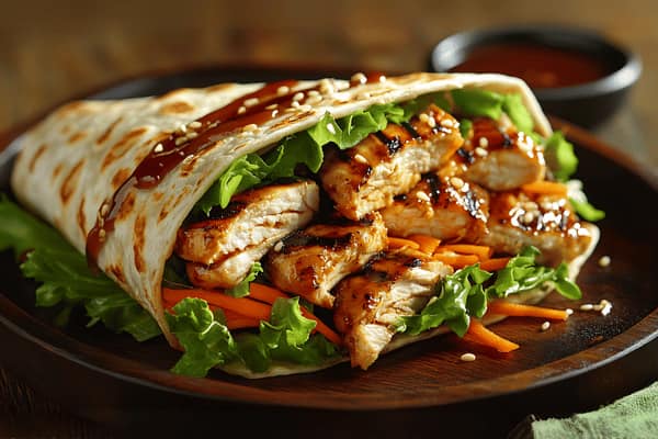 Wrap teriyaki z kurczakiem 