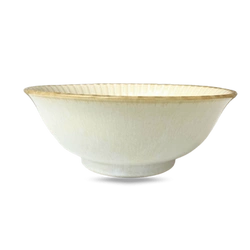 Miska do ramenu japońska kremowa