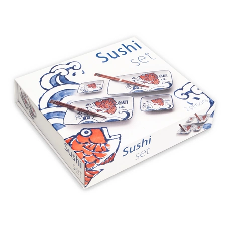 Zestaw do sushi rybki Sakana dla 2 osób Emro Aziatica