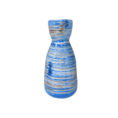 Zestaw do sake w odcieniach niebieskiego