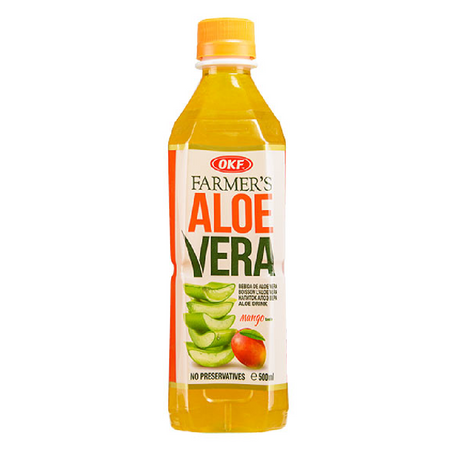 Napój Farmer's Aloe Vera z cząstkami aloesu mango 500 ml