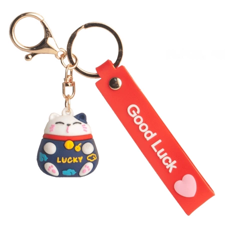 Brelok kotek szczęścia MANEKI-NEKO z napisem Emro Aziatica