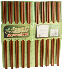 Drewniane pałeczki do sushi (10 par)