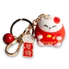 Brelok kotek szczęścia MANEKI-NEKO z dzwoneczkiem Emro Aziatica