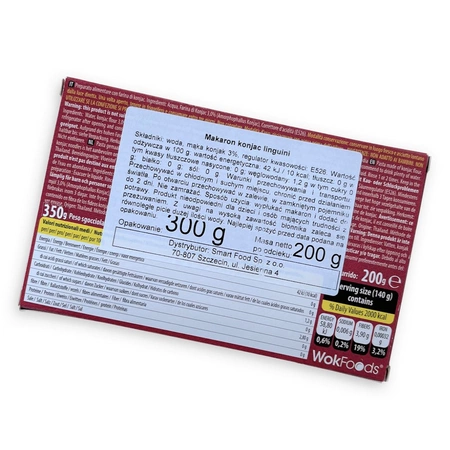 Makaron shirataki konjac linguini 300g