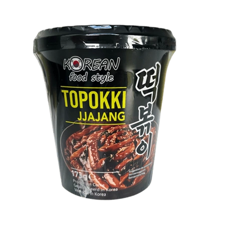 Tteokbokki z Sosem z Czarnej Fasoli 173 g Korean Food Style