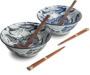 Zestaw misek ze smokiem do ramenu