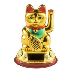 Kot szczęścia MANEKI-NEKO kotek szczęścia złoty (8,75cm)