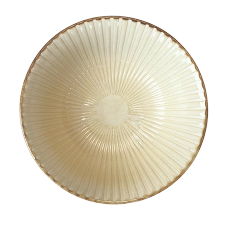 Miska do ramenu japońska kremowa