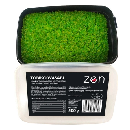 Tobiko wasabi 500 g