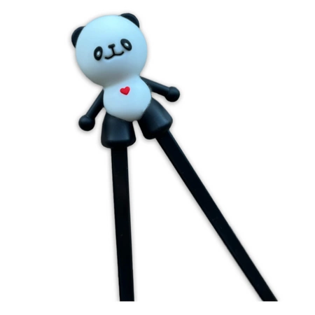 Pałeczki plastikowe z pomocnikiem (biała panda)