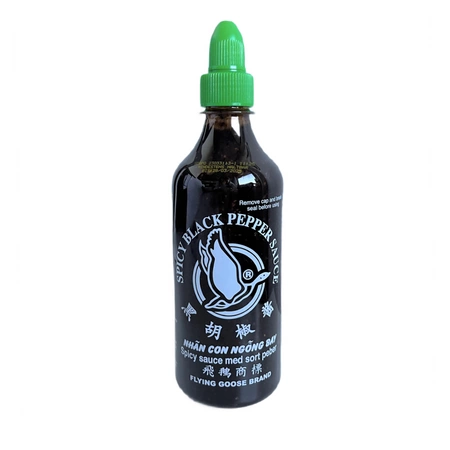 Sriracha sos z czarnym pieprzem 455 ml