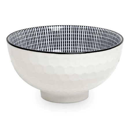 Zestaw 4 misek z niebieskim motywem w pudełku