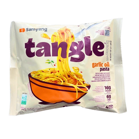 Makaron Samyang Tangle z czosnkiem i oliwą z oliwek 100 g