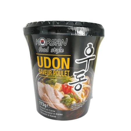 Makaron Świeży Udon o Smaku Kurczaka 173 g Korean Food Style