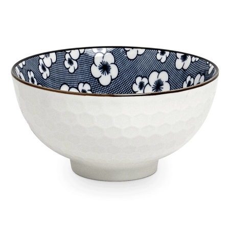 Zestaw 4 misek z niebieskim motywem w pudełku