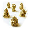 Figurki złota Budda 6 szt.