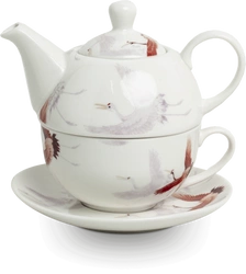 Filiżanka z dzbankiem (żuraw)