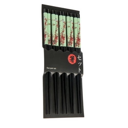 Pałeczki plastikowe 5 par (zielone)