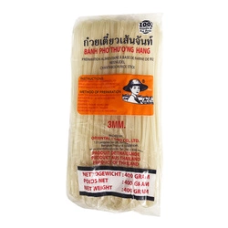 Makaron ryżowy paski 400 g (3 mm) Tajlandia