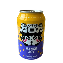 Bubble Bob Mango Joy Napój z czarną herbatą, sokiem z mango i pękającymi kuleczkami 330 ml
