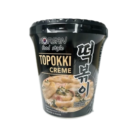 Topokki Creme Korean Food Style - Kluski Ryżowe w Kremowym Sosie 170 g