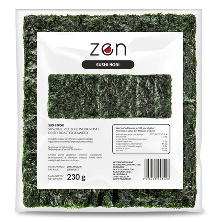 Nori do sushi Silver 100 listków / 230 g